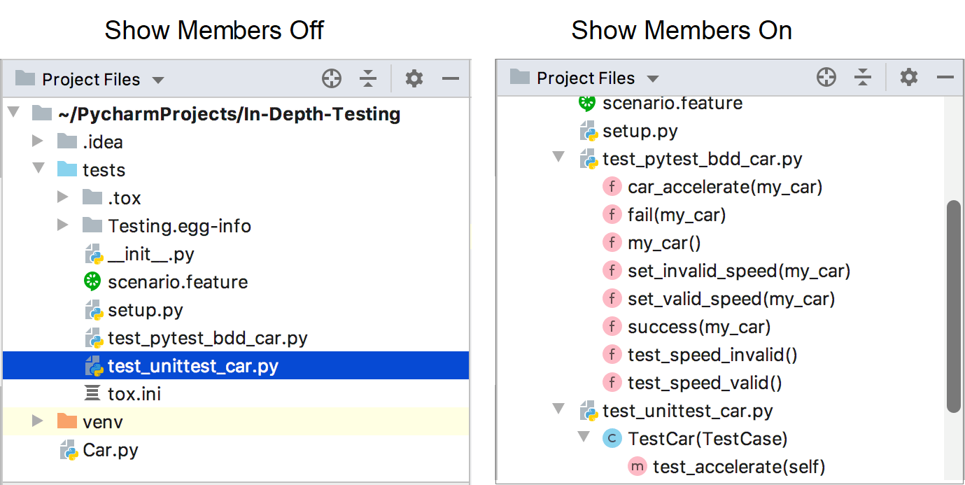 Project tool window PyCharm Documentation