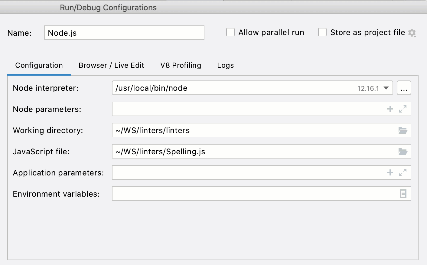 Configure Node.js Remote Interpreter Dialog IntelliJ IDEA Documentation