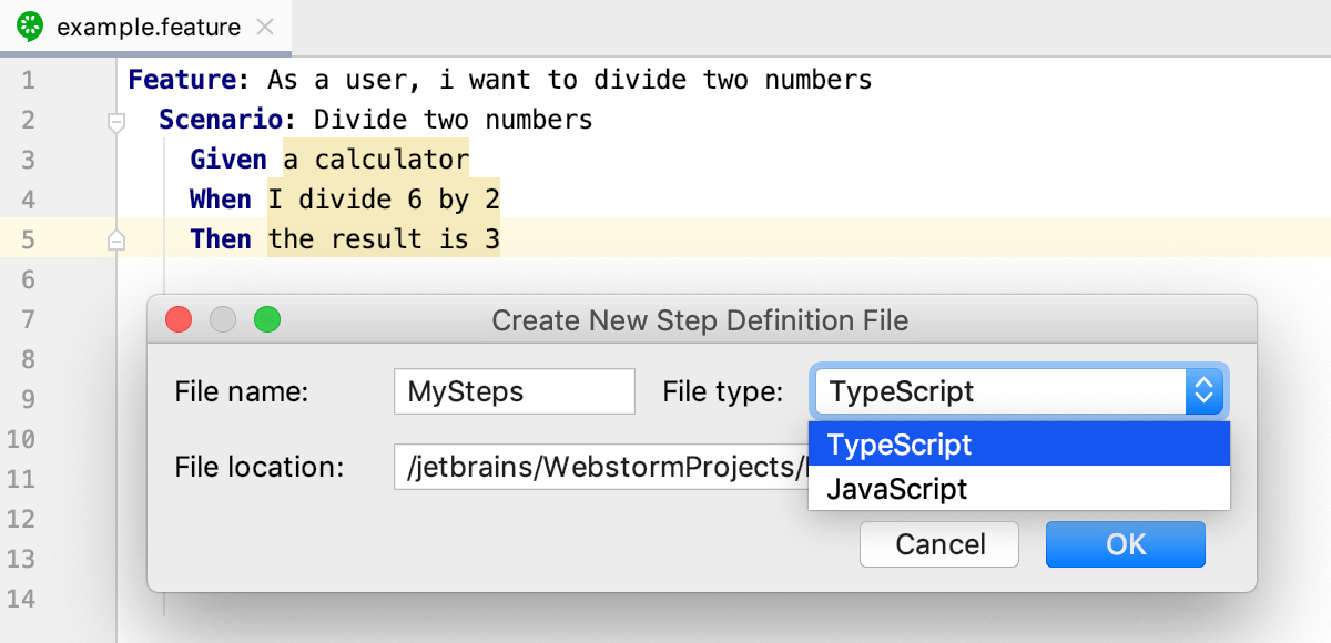 Cucumber.js Storm Documentation