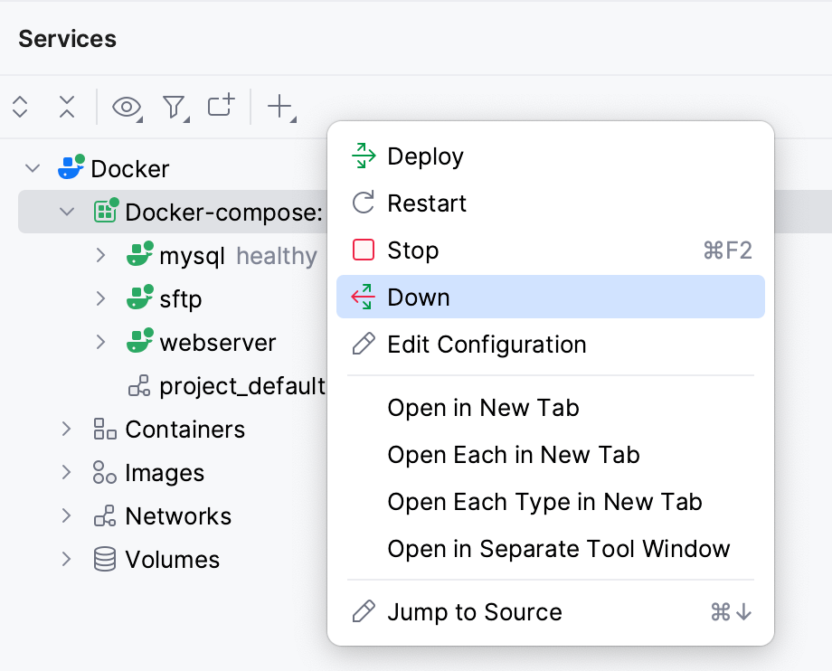 Docker Compose PhpStorm Documentation