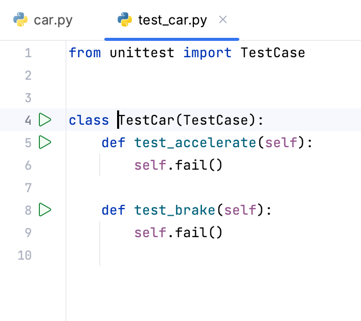 Test your first Python application PyCharm Documentation
