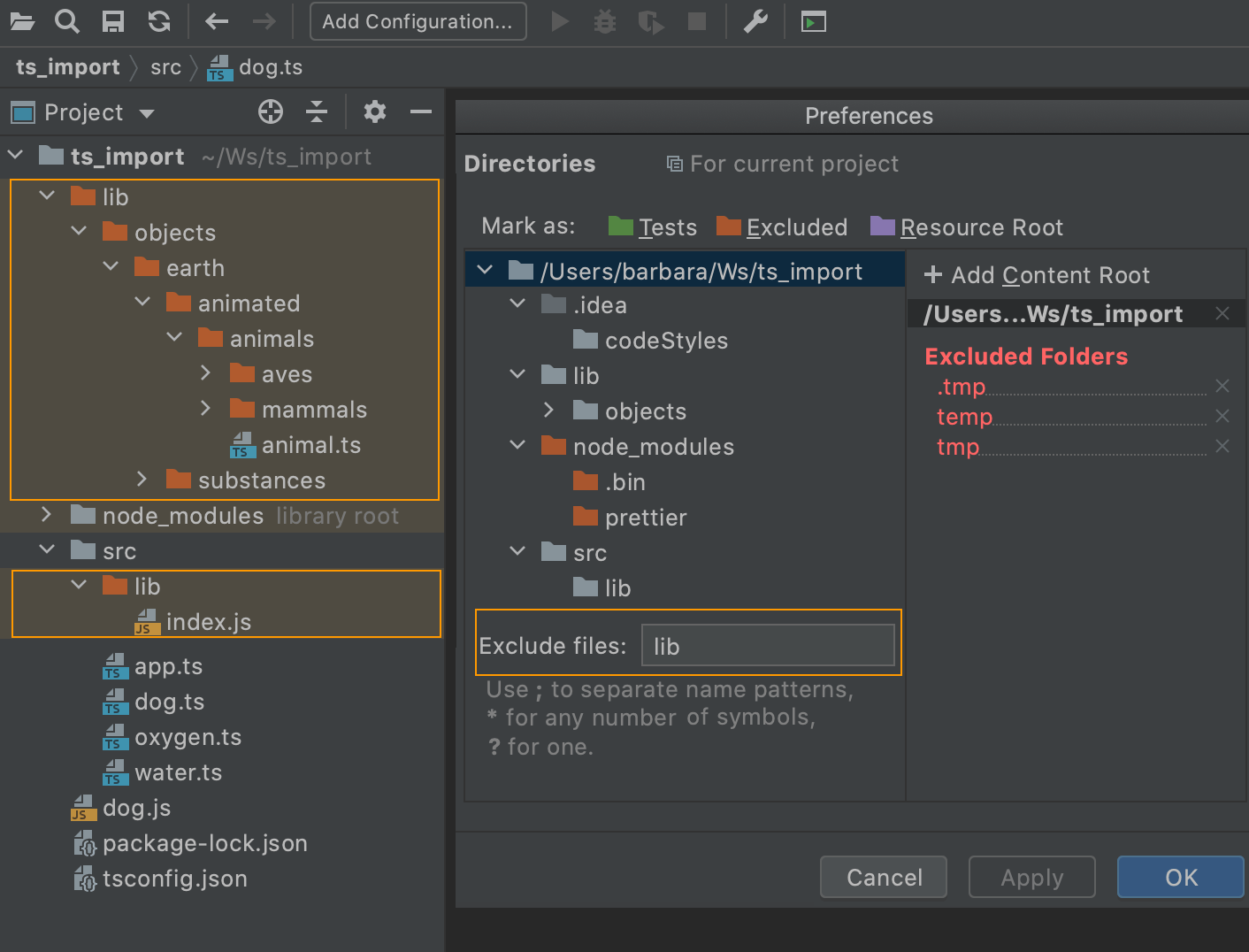 Configuring project structure Storm Documentation