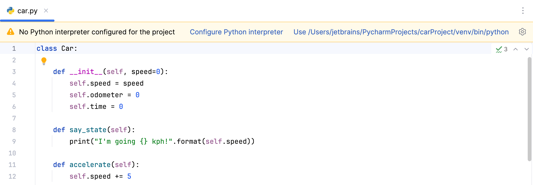 Create a project from existing sources PyCharm Documentation
