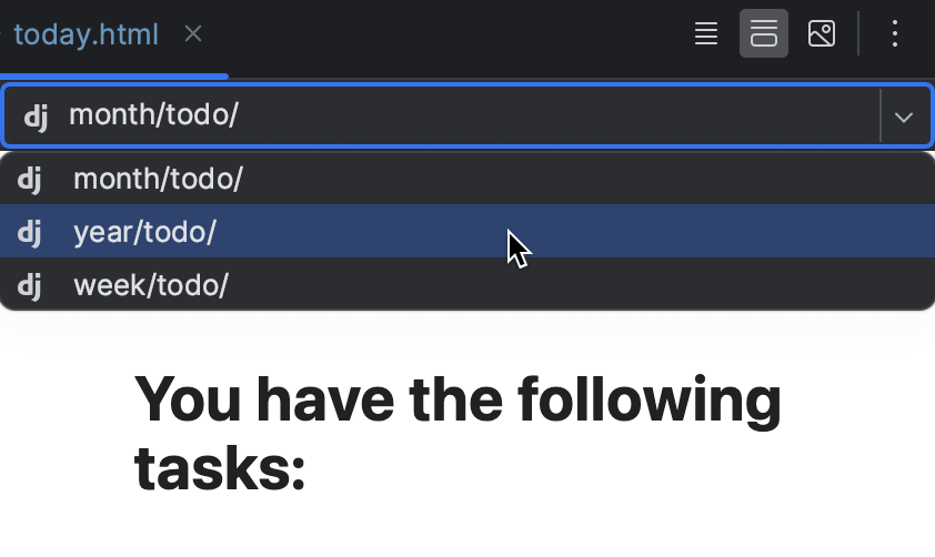 Live preview of Django templates PyCharm Documentation
