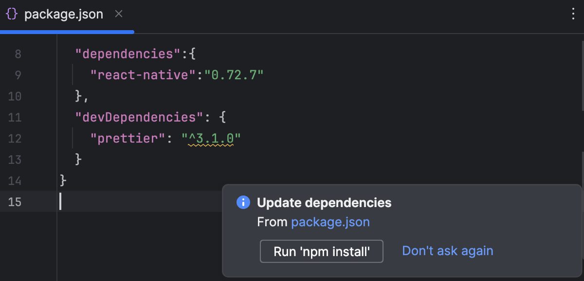 React Native PyCharm Documentation