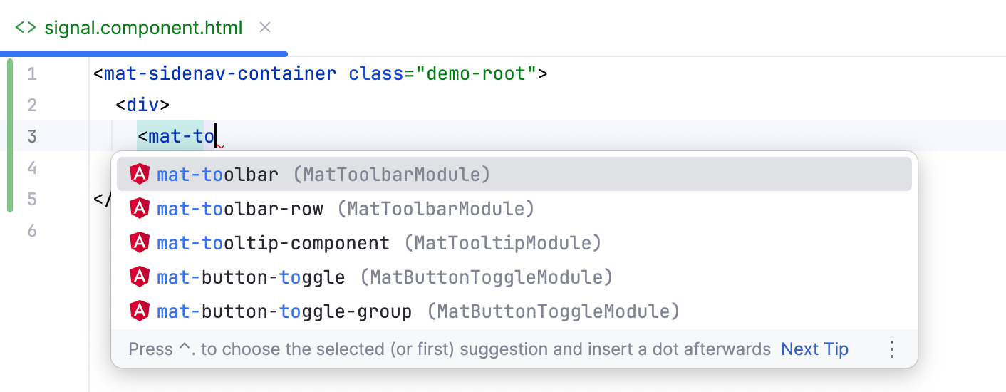 Angular PyCharm Documentation