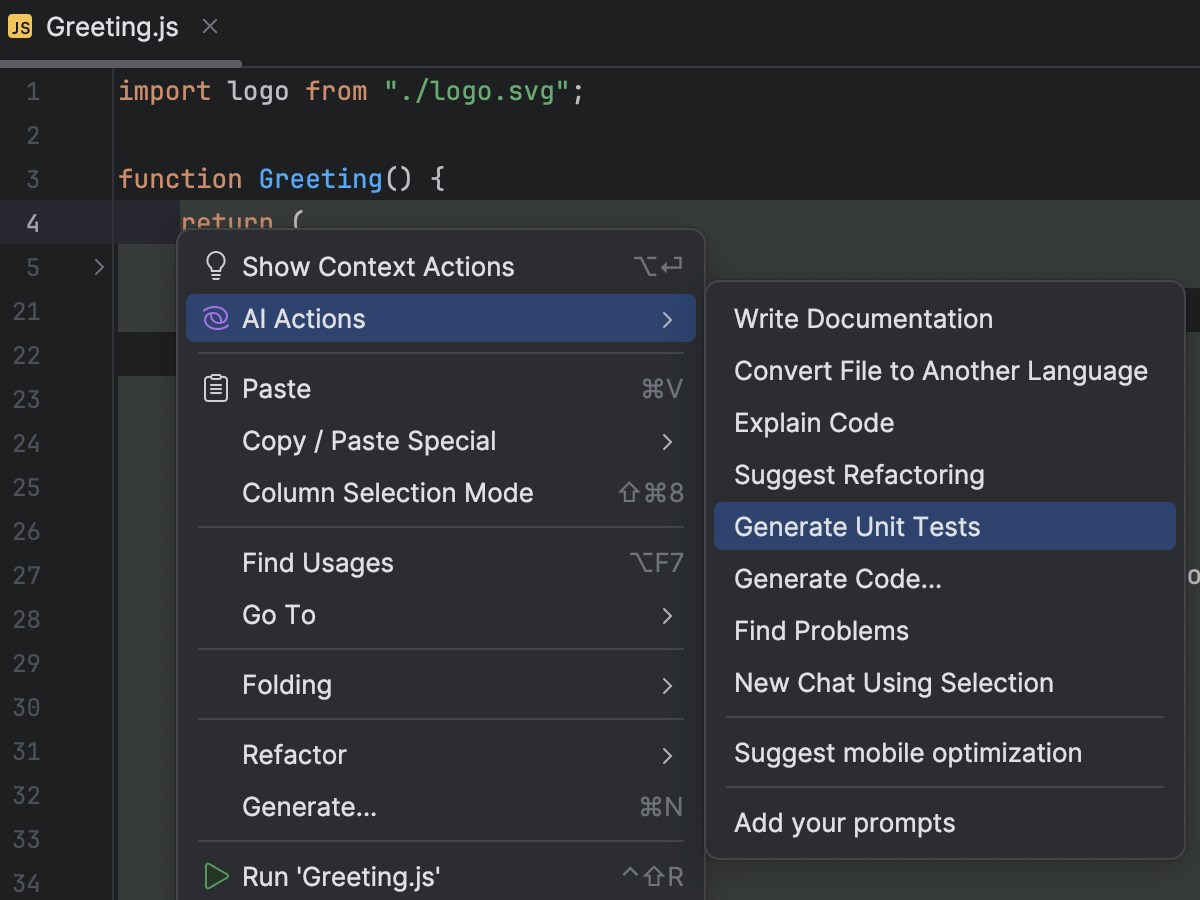 Generate tests with AI Storm Documentation