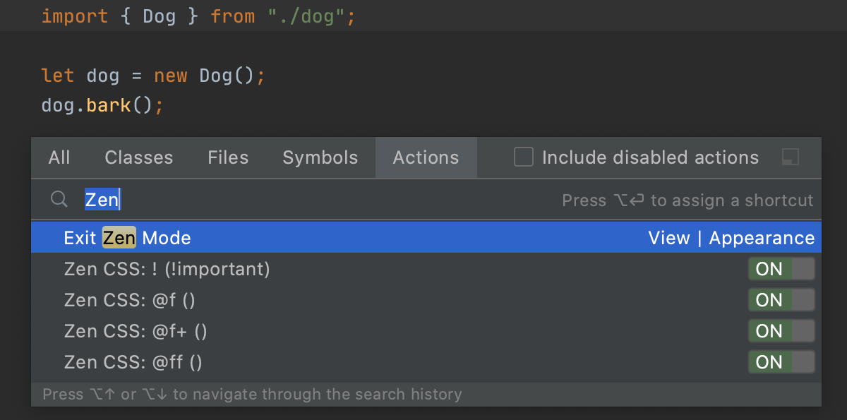 IDE viewing modes Storm Documentation
