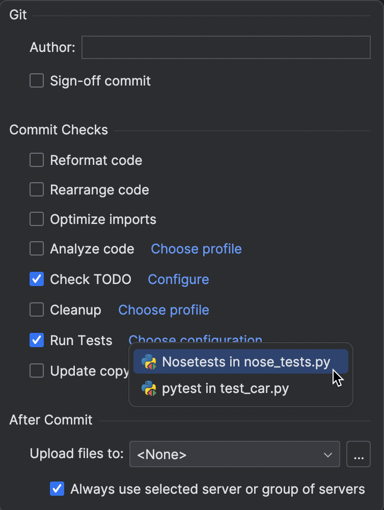 Run tests PyCharm Documentation