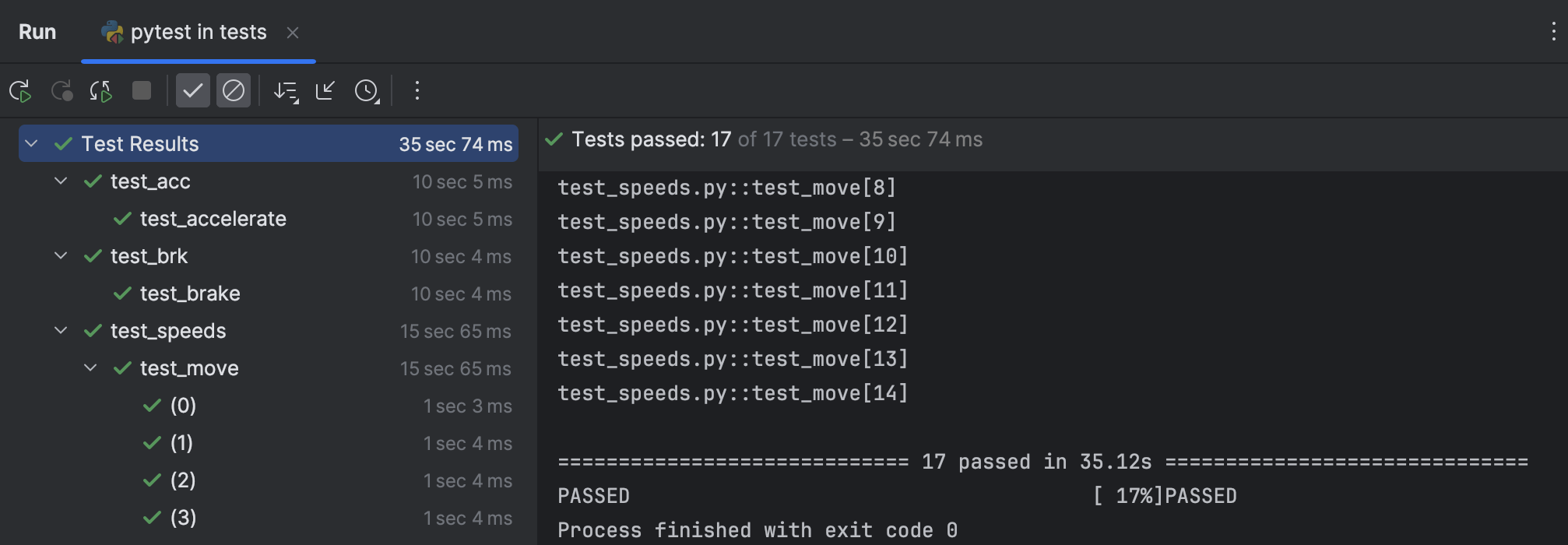 Run tests PyCharm Documentation