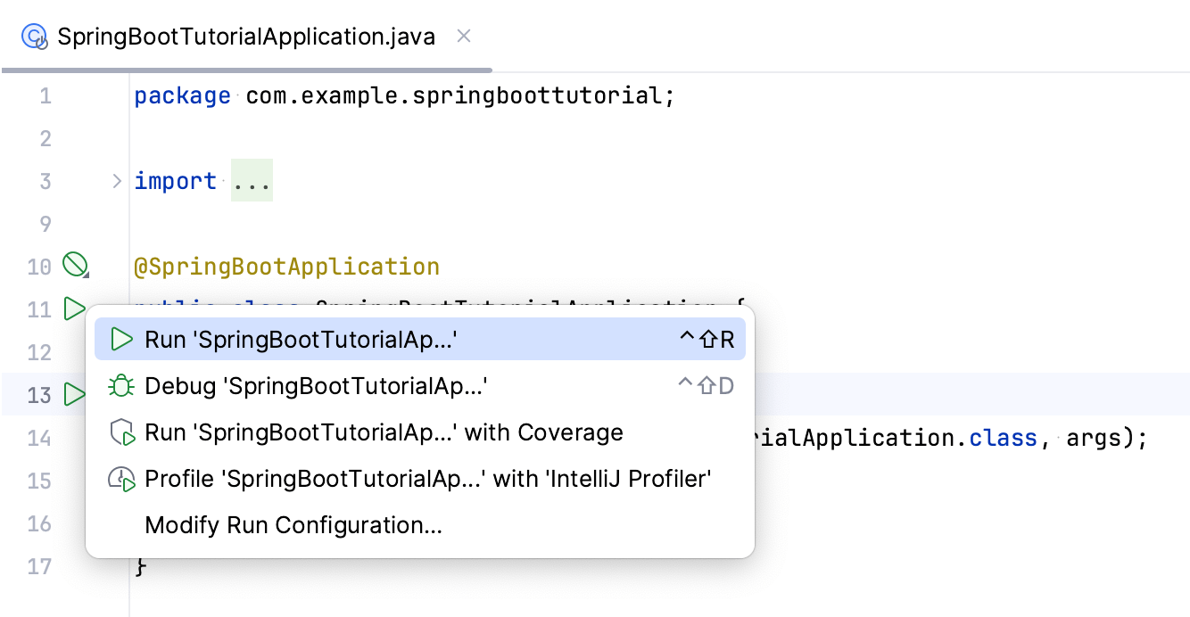 Spring Boot IntelliJ IDEA Documentation