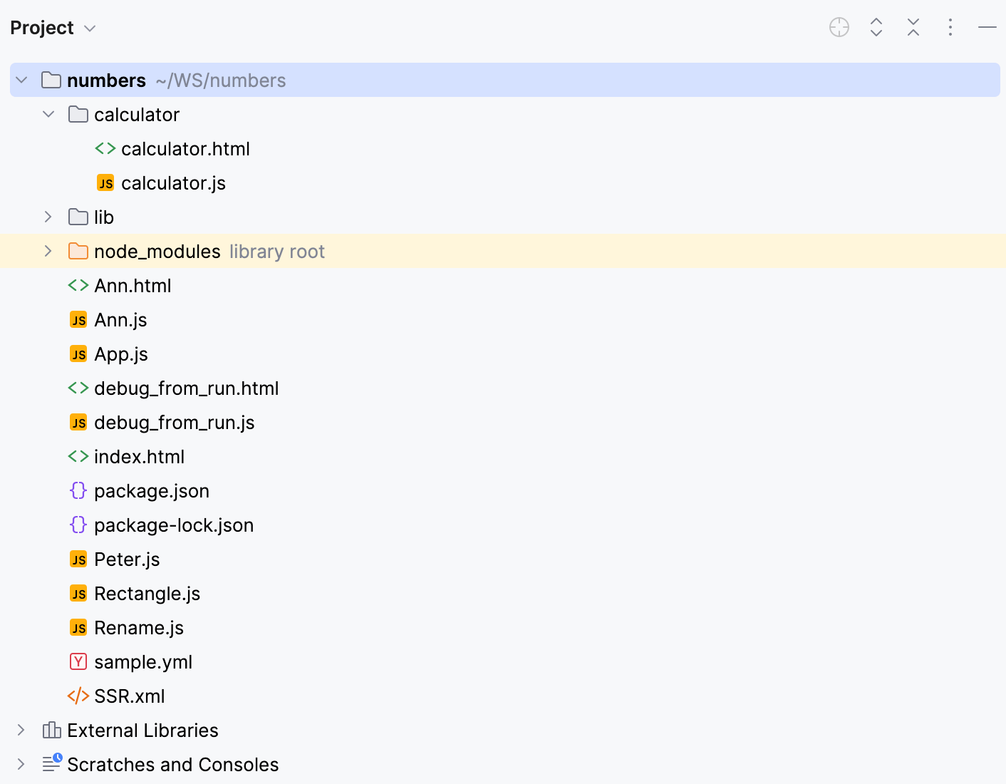 Project tool window Storm Documentation