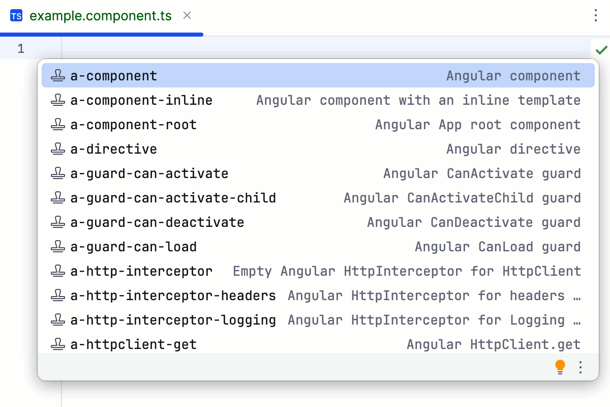 Angular JetBrains Rider Documentation