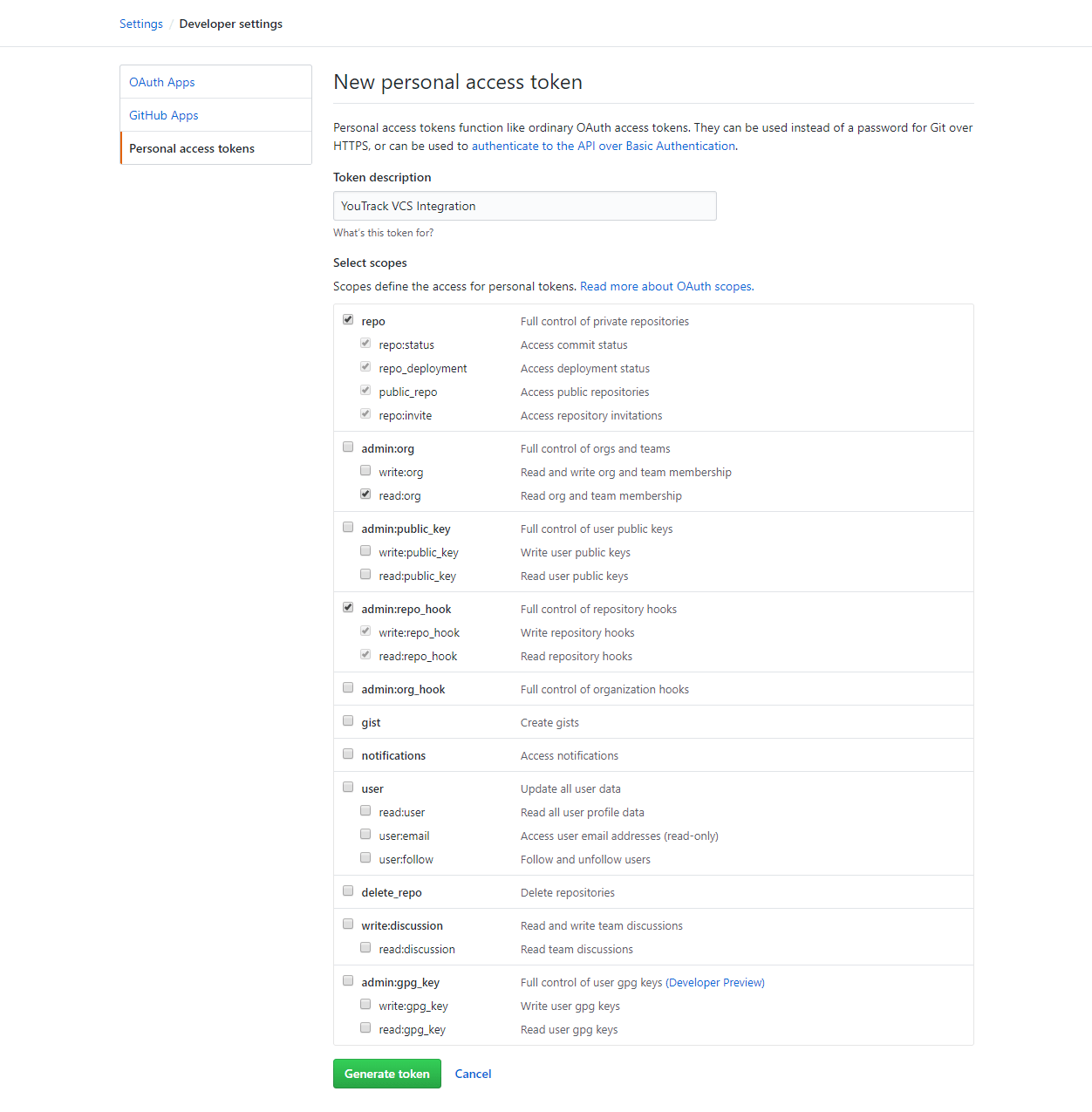GitHub Integration YouTrack Cloud