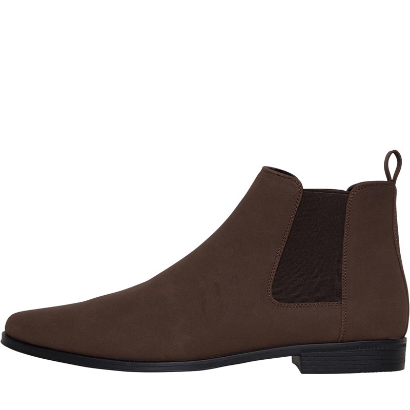 Buy ASOS DESIGN Mens Chelsea Boots Brown