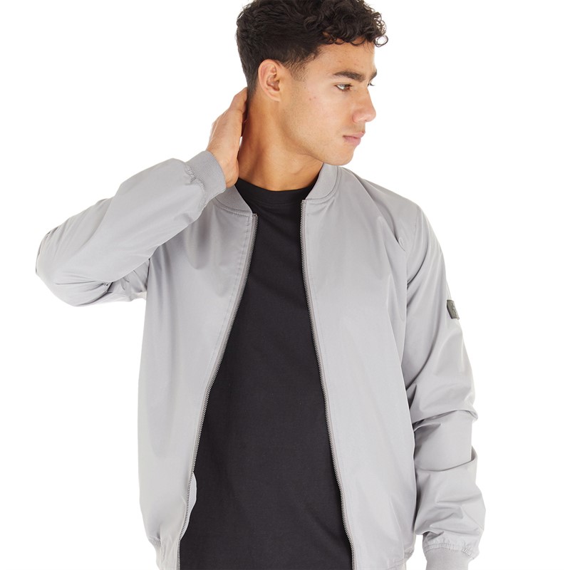 Buy Avant Garde Mens Bomber Jacket Grey