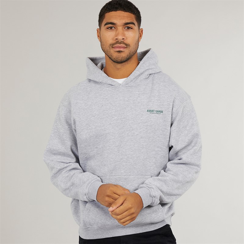 Buy Avant Garde Mens Creatives Hoodie Light Grey Marl