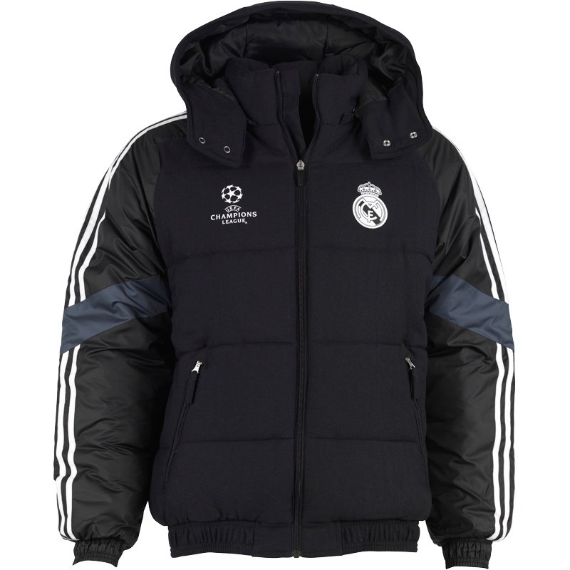 Buy adidas Mens RMCF Real Madrid EU Padded Winter Jacket Black/White