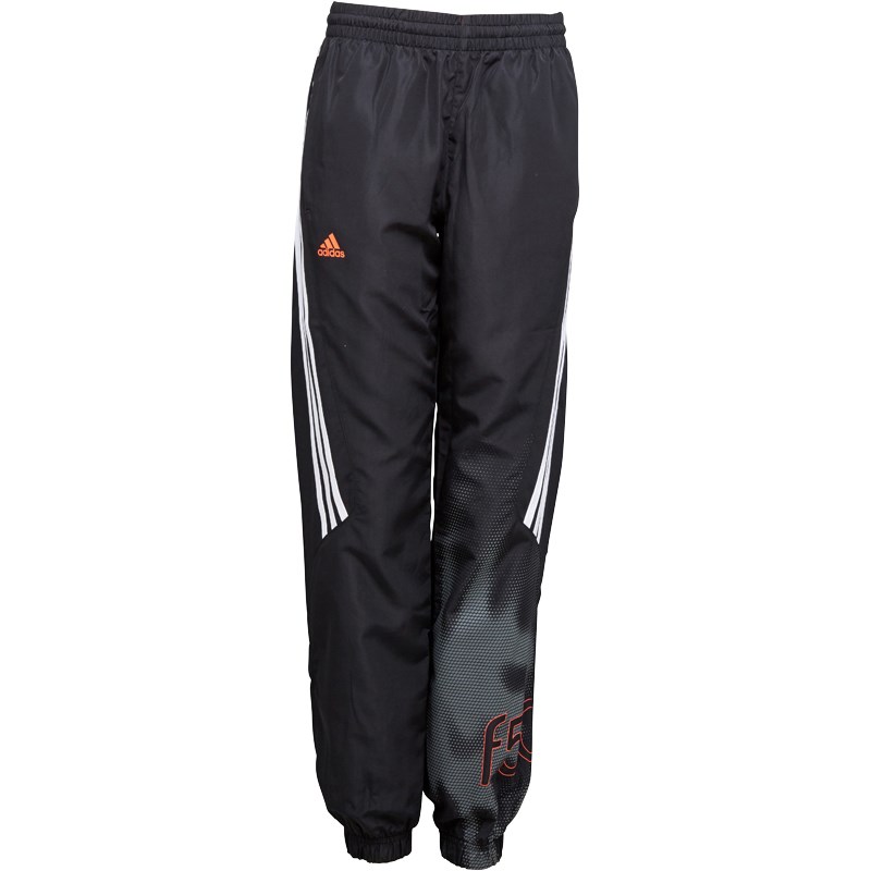 Buy adidas Boys F50 ClimaLite Woven Track Pants Black/White/Solar Red