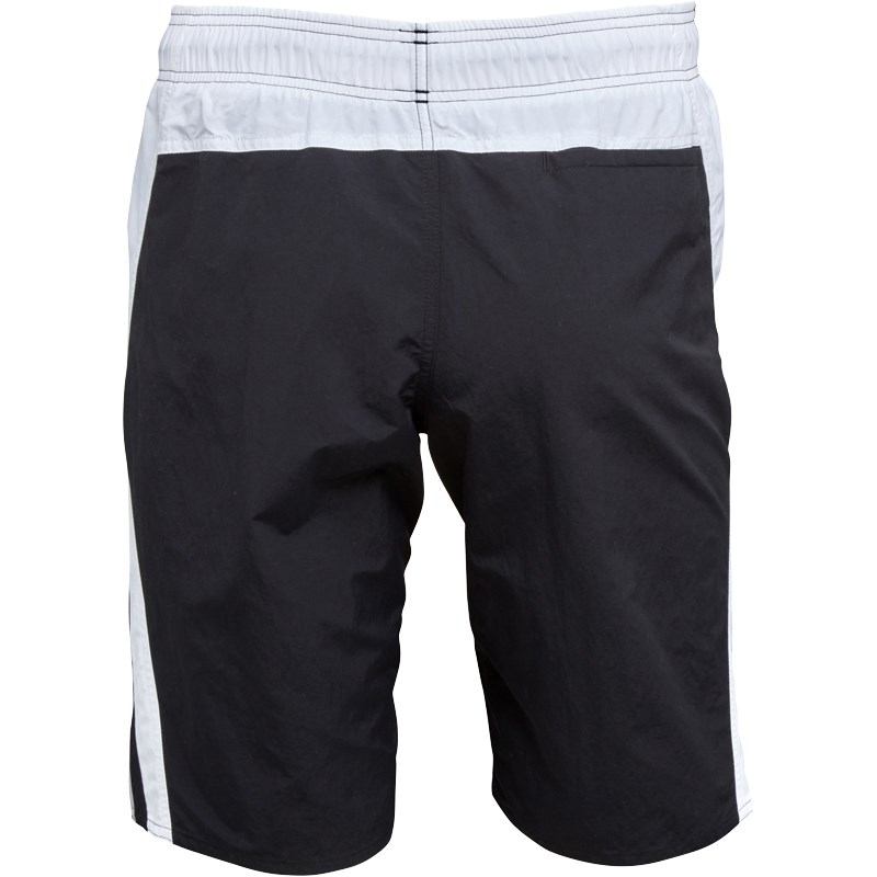 Buy adidas Mens 3 Stripe Colour Block Knee Length Swim Shorts Black/Mid