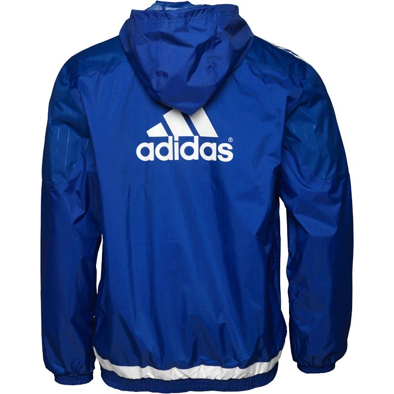 Buy adidas Mens CFC Chelsea Rain Jacket Chelsea Blue/White
