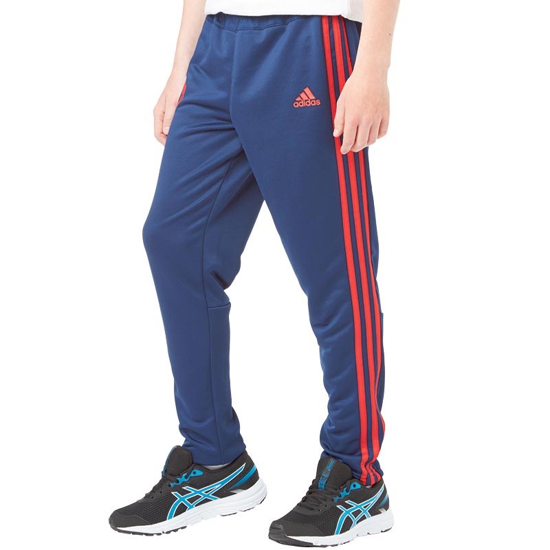 Buy adidas Boys MUFC Manchester United 3 Stripe Poly Track Pants Dark