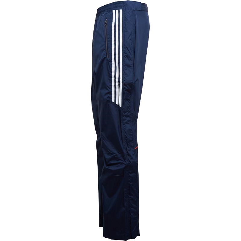 Buy adidas Mens 3 Stripe Waterproof ZipOff Training Pants Navy/White/Red