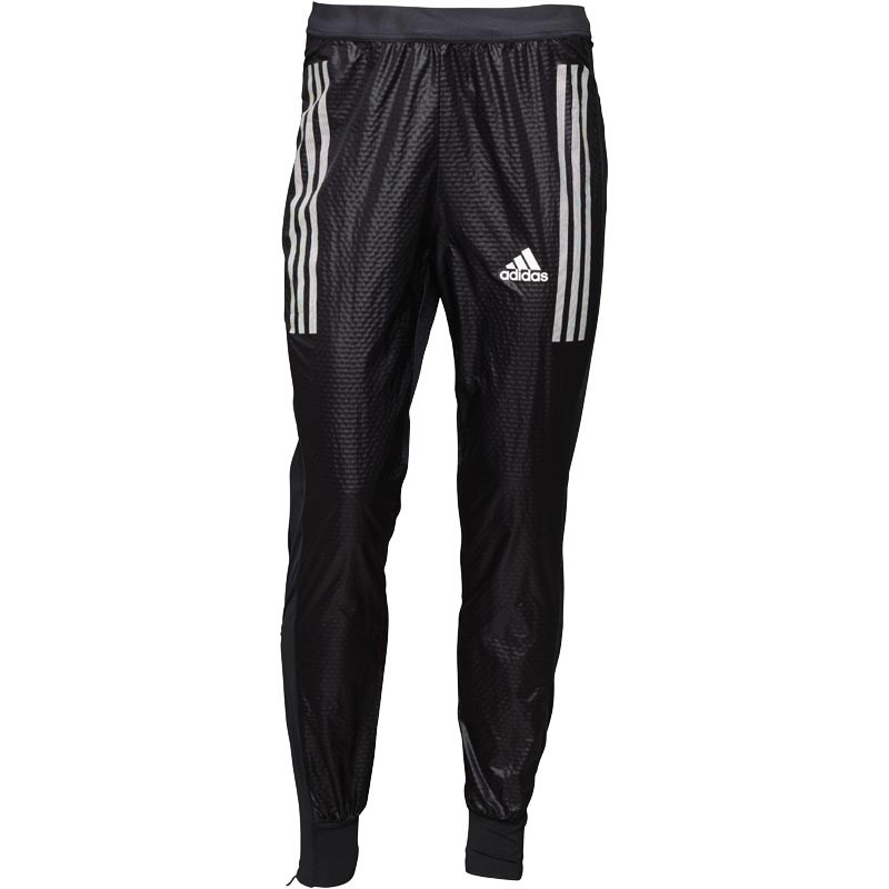 Buy adidas Mens Adizero 3 Stripe ClimaLite Running Track Pants Black