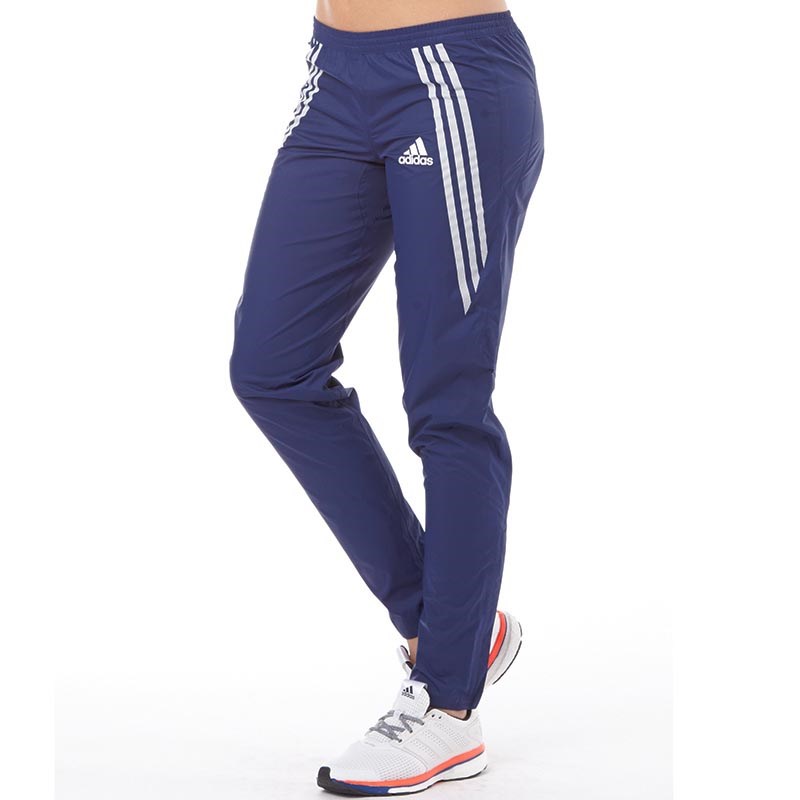 Buy adidas Womens Adizero 3 Stripe Performance Waterproof Rain Pants Navy