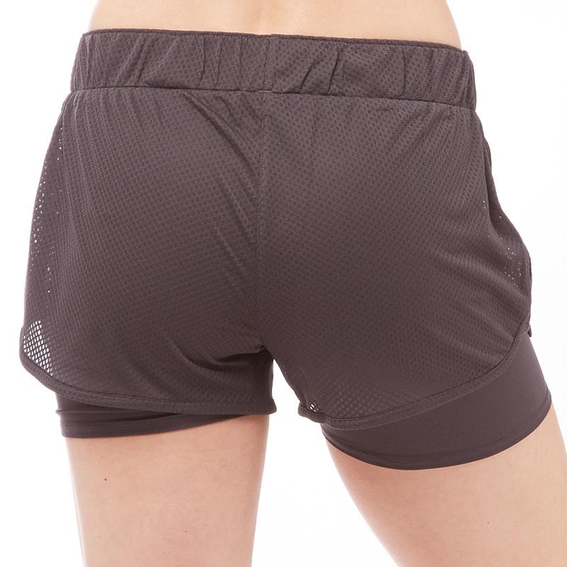 Buy adidas Womens M10 Cooler ClimaLite 2 IN 1 Running Shorts Utility Black