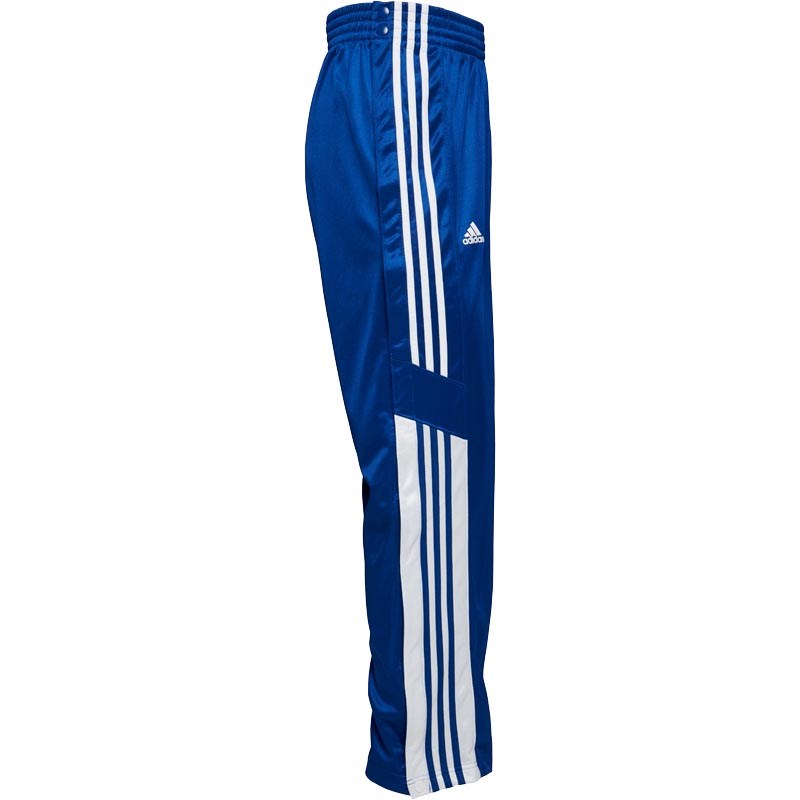 Buy adidas Mens 3 Stripe Warm Up Popper Basketball Track Pants Core