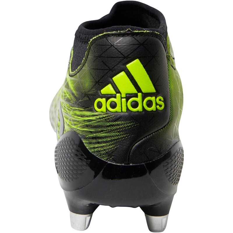 Buy adidas Mens Adizero Malice SG Rugby Boots Core Black/Yellow