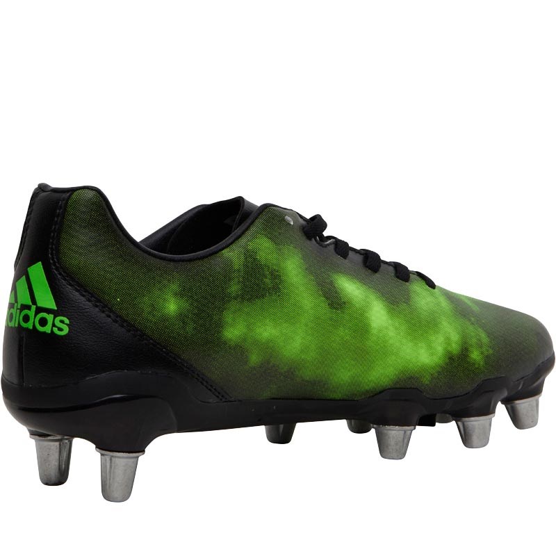 Buy adidas Mens Kakari SG Rugby Boots Core Black/Silver Metallic/Solar