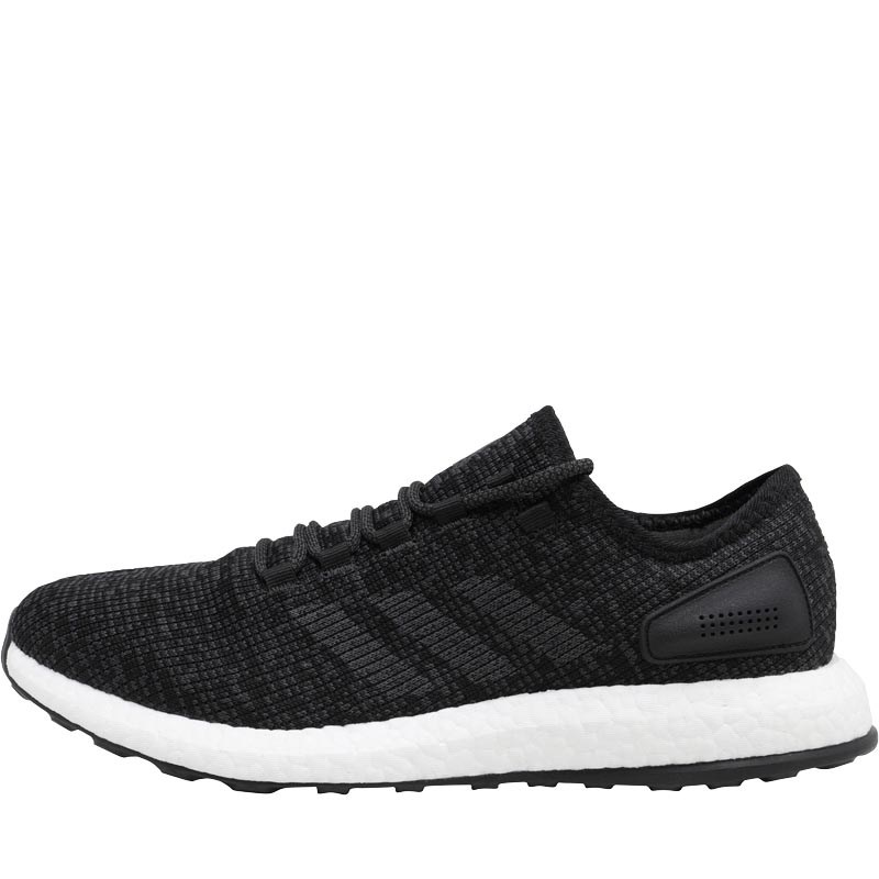 Buy adidas Mens PureBOOST Neutral Running Shoes Core Black/Dark Grey