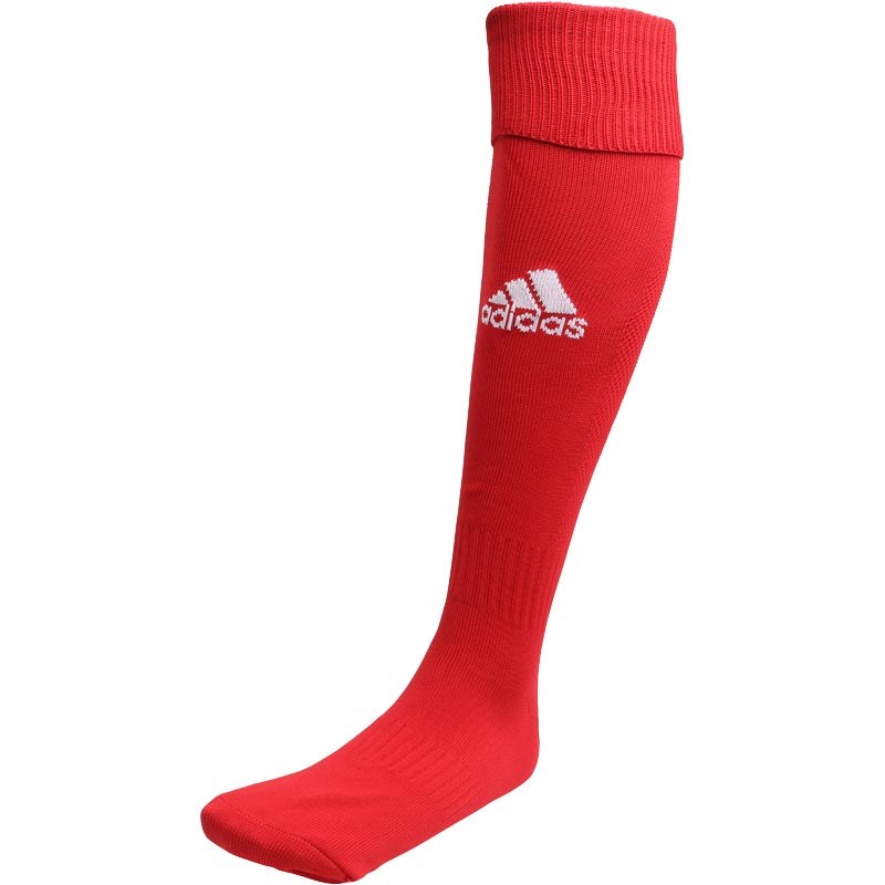 adidas Chaussettes de Foot Santos 3 Stripe Rouge