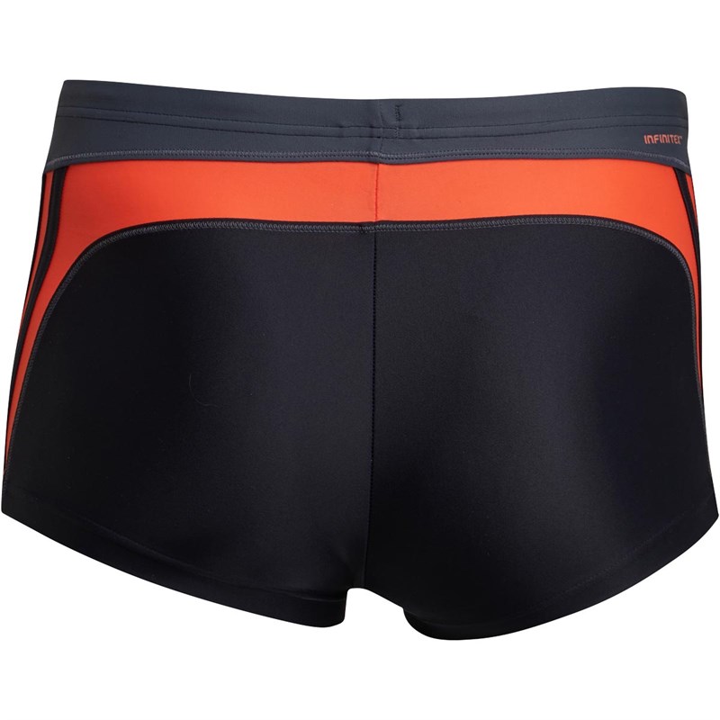 Buy adidas Mens Infinitex Inspiration Swim Boxers Black/Semi Solar Red