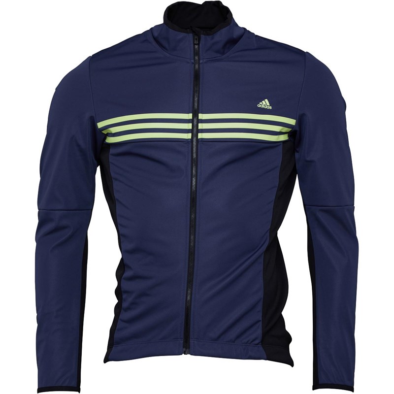 Buy adidas Mens Response Warmtefront Cycling Jacket Midnight Grey/Black