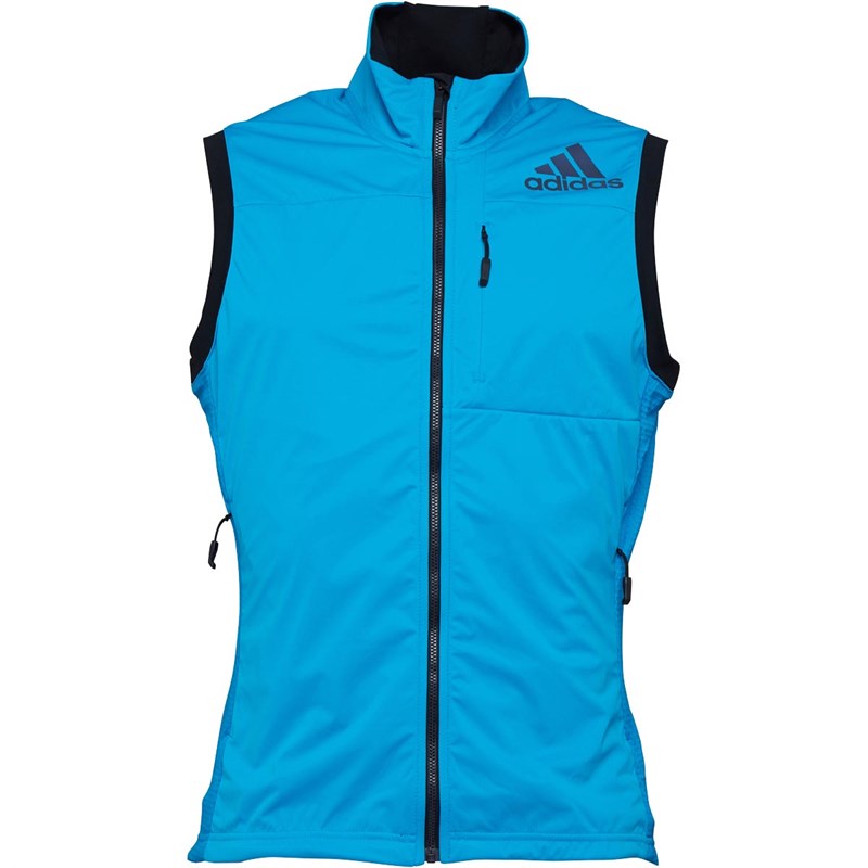 Buy adidas Mens Xperior Running Vest Bold Aqua/Black