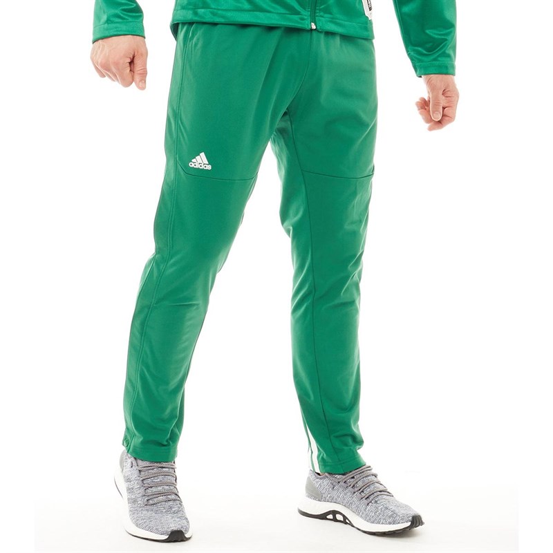 Buy adidas Mens Ekit Snap Basketball Pants Kelly Green/White