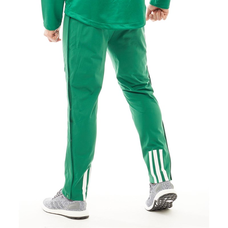 Buy adidas Mens Ekit Snap Basketball Pants Kelly Green/White