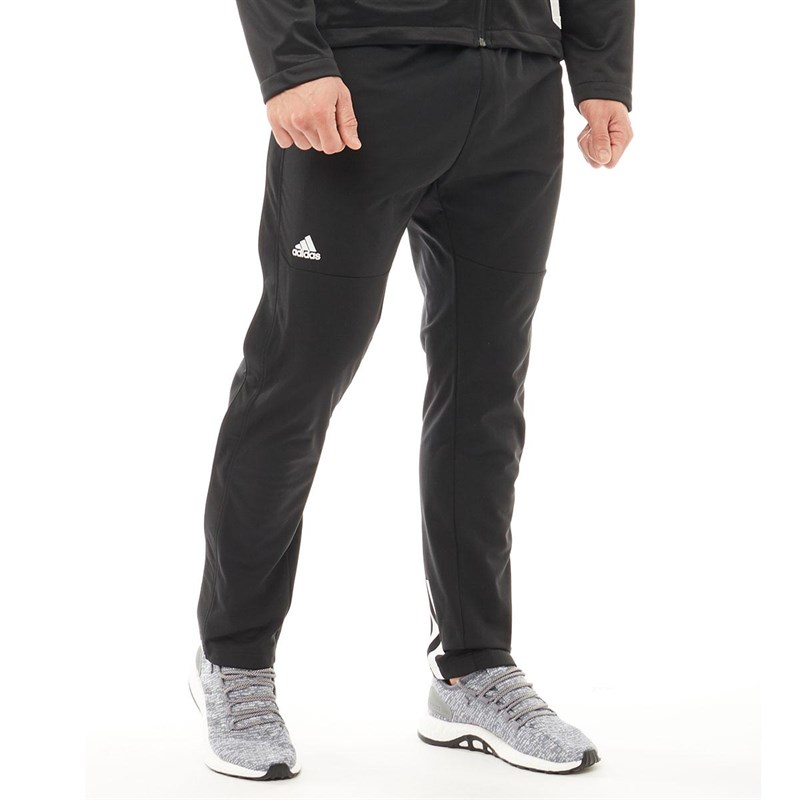 Buy adidas Mens Ekit Snap Basketball Pants Black/White