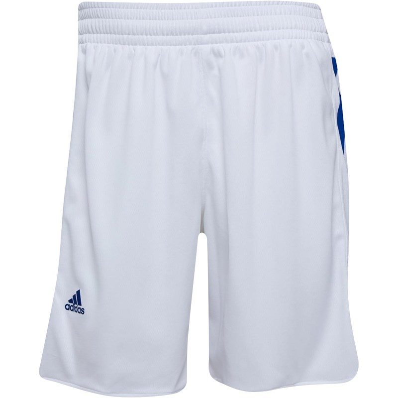 Buy adidas Mens Ekit Basketball Shorts White/Collegiate Royal