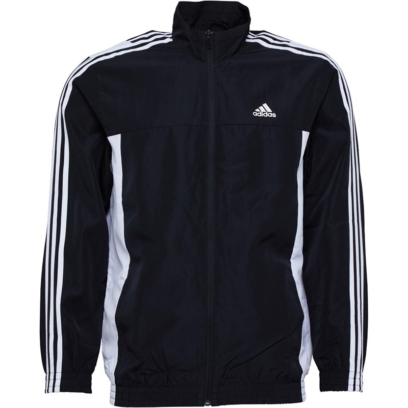 Buy adidas Mens 3 Stripes Basic Track Jacket Black/White