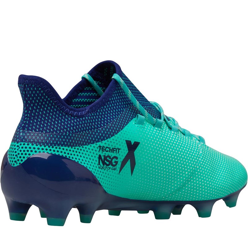Buy adidas Mens X 17.1 FG Football Boots Aero Green/Unity Ink/HiRes Green