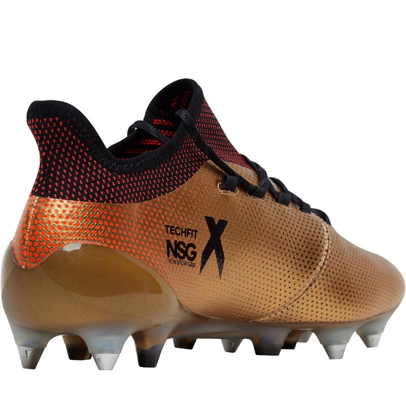 Buy adidas Mens X 17.1 SG Football Boots Tactile Gold Metallic/Core