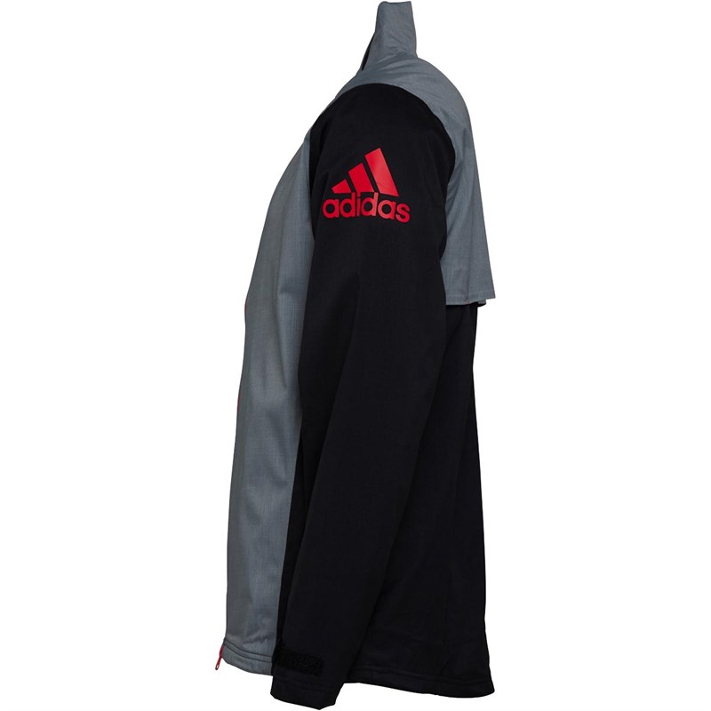 Buy adidas Mens Golf Climaproof Heathered Rain Jacket Vista Grey/Black