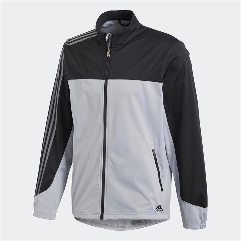 Buy adidas Mens Golf Competition Wind Jacket Grey/Black