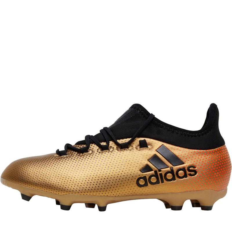 Buy adidas Junior X 17.1 FG Football Boots Tactile Gold Metallic/Core