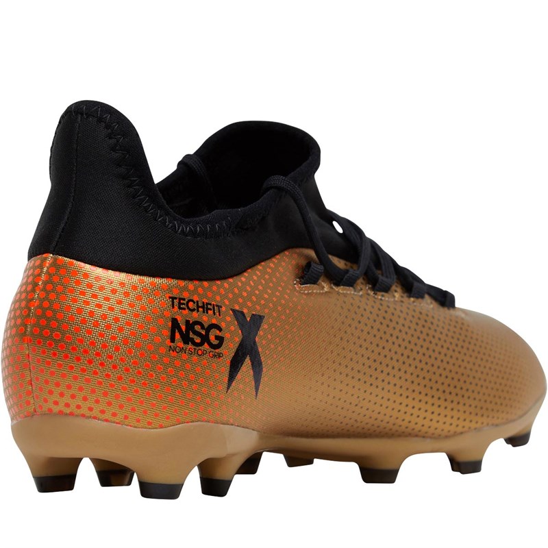 Buy adidas Junior X 17.1 FG Football Boots Tactile Gold Metallic/Core