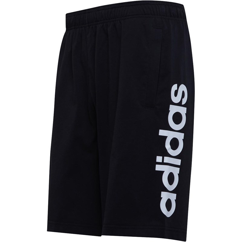 Buy adidas Mens Athletics Essentials Linear Shorts Black/White
